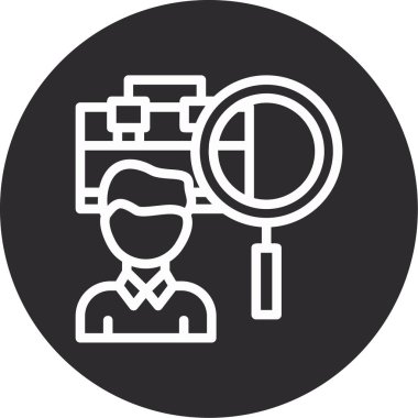 seo modern simgesinin vektör illüstrasyonu