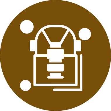 Bir kitap simgesinin vektör illüstrasyonu