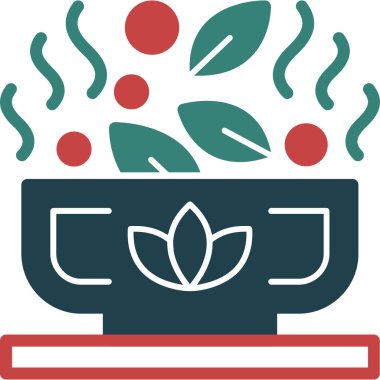 kahve fincanı ikonu vektör çizimi tasarımı