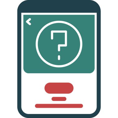 Soru işareti. Web simgesi