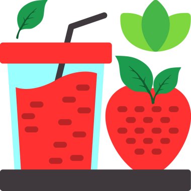 meyve suyu içeceği vektör çizimi