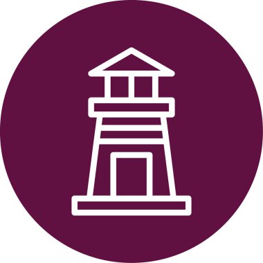 Modern yapı simgesinin vektör illüstrasyonu