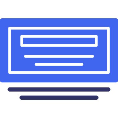 Web tasarımı ve arayüz vektör simgesi.