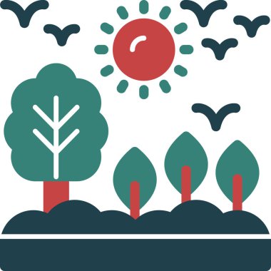 Cadılar Bayramı Balkabağı yassı simgesi, vektör illüstrasyonu