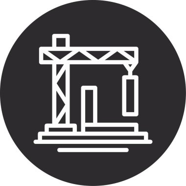 vektör vinç simgesi