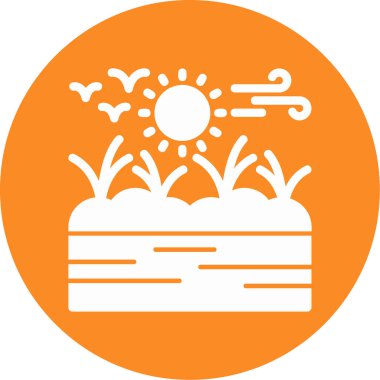 Mısır. Web simgesi basit illüstrasyon