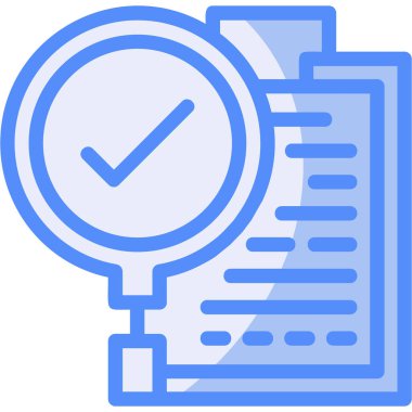 belge dosya simgesi, vektör illüstrasyonu