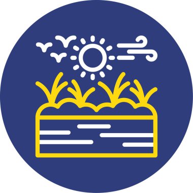 mısır vektörü simgesi modern basit illüstrasyon