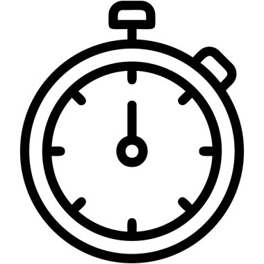 Alarm saat simgesi ana hat biçiminde