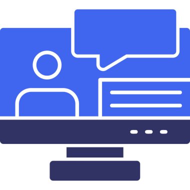 İnternet sohbeti. Basit simge