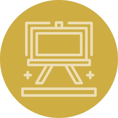 Modern eğitim ikonunun vektör illüstrasyonu