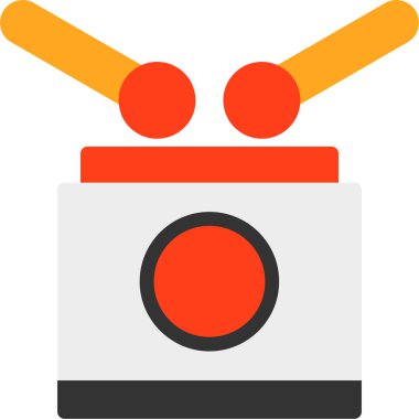 kamera simgesi vektör illüstrasyonu