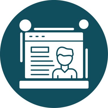 Web tasarım simgesi. vektör illüstrasyonu