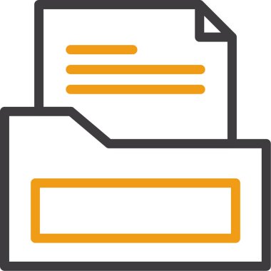 dosya dosya simgesi ana hat biçiminde