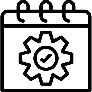 tarih simgesi, vektör illüstrasyonu