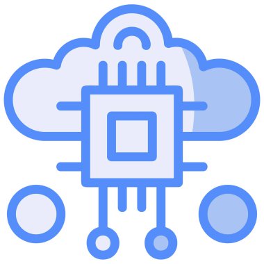 bulut hesaplama ağı simgesi