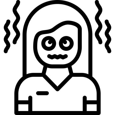 Ölüm ikonu vektör illüstrasyonu