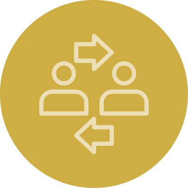 Modern b 'nin vektör illüstrasyonu insanların ikonundan yoksun