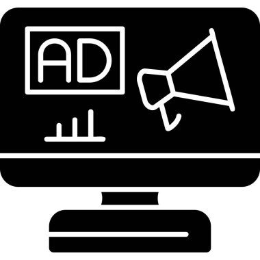 Taslak biçiminde pazarlama tanıtım reklam simgesi