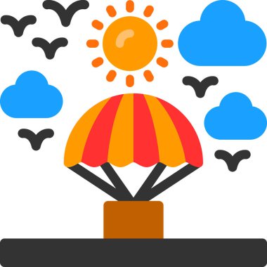 Cadılar bayramı sonbahar balkabağı ikonu