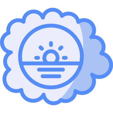 vektör Bulut simgesi illüstrasyonu