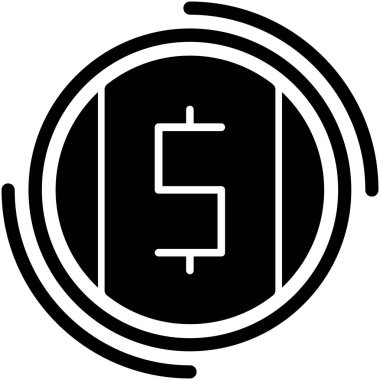 Para için. Web simgesi basit tasarım