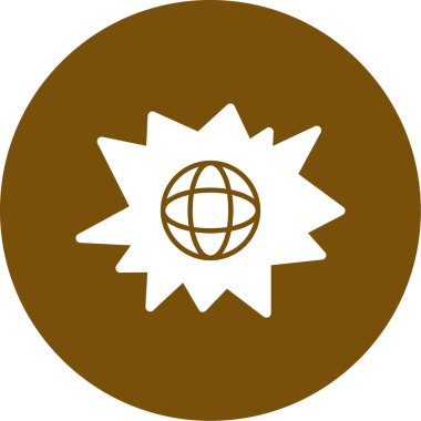 Kolayca düzenleyebilen veya düzenleyebilen Küre Vektörü simgesi