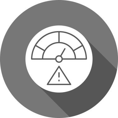 Bir pusula simgesinin vektör illüstrasyonu