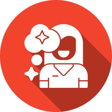 Takım elbiseli bir adam ve balonlu bir yıldızın vektör çizimi