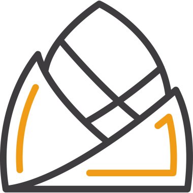 ekmek fırını yemek simgesi ana hatlarıyla