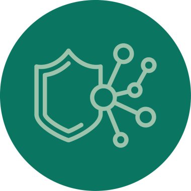 Modern simgenin vektör illüstrasyonu