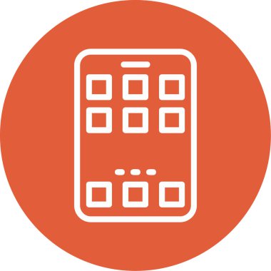 Hesap makinesi simgesinin vektör illüstrasyonu