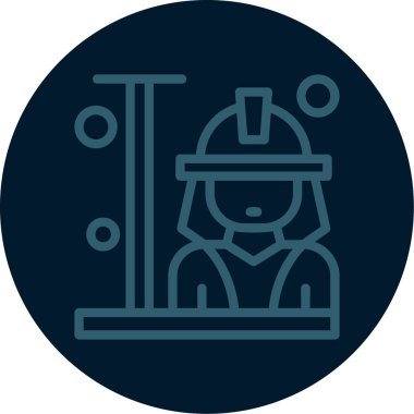 Bir insan simgesinin vektör illüstrasyonu