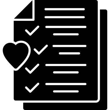 Kalp. Web simgesi basit illüstrasyon