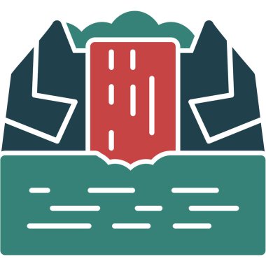 vektör şehir binaları simgesi