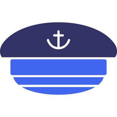 Gemi simgesinin vektör illüstrasyonu