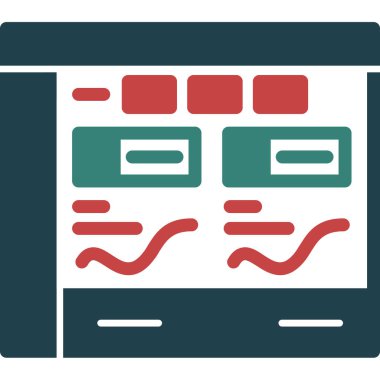 Bina inşaat simgesi - ana hatları biçiminde