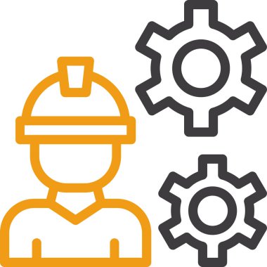 Endüstriyel gelişme düz simgesi