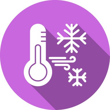 Kar tanesi. Web simgesi basit illüstrasyon