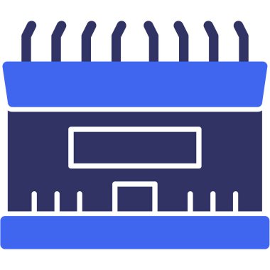 Takvim simgesi vektör illüstrasyonu