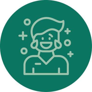 Maskeli bir adamın vektör çizimi