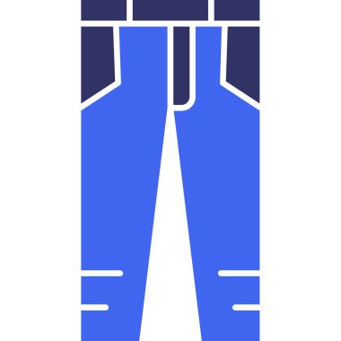 Bir kadının pantolonunun vektör çizimi