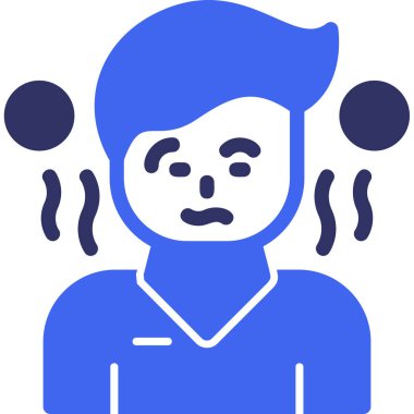 Soğuk algınlığı ikonu dosya ana hatları biçiminde