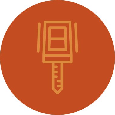 kürek simgesi vektör illüstrasyonu