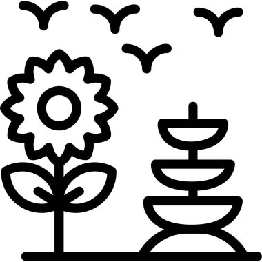 Ağaç. Web simgesi basit illüstrasyon