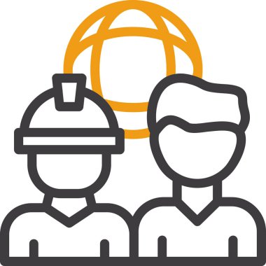 Yapı simgesi, vektör illüstrasyonu