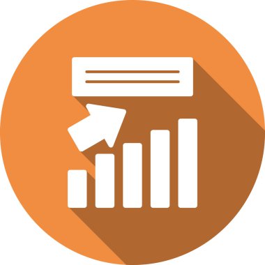 İş ve finans simgesinin vektör illüstrasyonu