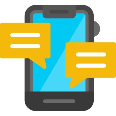 mobil sohbet ileti simgesi