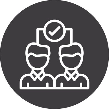 iş simgesi vektör illüstrasyonu