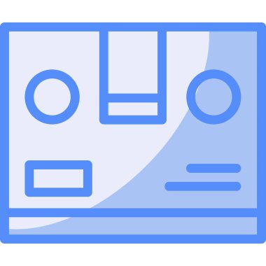 video simgesi vektör illüstrasyonu